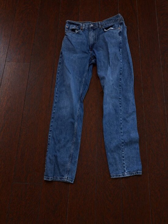 Levi's Other - Levi's 505 Men's Blue Straight Leg Jeans 34x34 Medium Wash Classic Denim Pants